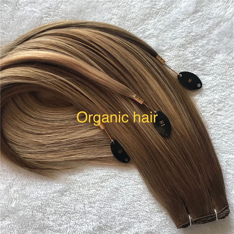 Full cuticle highlight hand tied weft I20